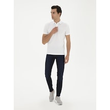 Cacharel Lacivert Slim Fit Pamuk Karışımlı Jean Pantolon