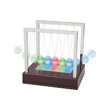 Led Işıklı Newtons Balans Newton Beşiği Topları Bilye Büyük Boy Diğer