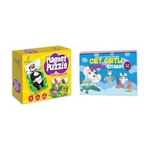 Yükselen Zeka 2+ Yaş Magnet Puzzle Dikkat Geliştiren Zeka Oyunu Ve Cırt Cırtlı Etkinlik Kitabım