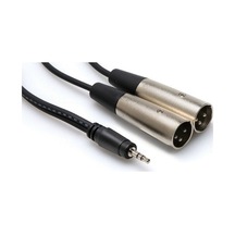 Hosa 3.5 Mm. Trs (M)Dual Xlr (M) Stereo Breakout Kablo. 3 Mt.