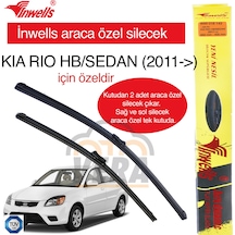 Kıa Rıo Hb/Sedan 2011- İnwells Araca Özel Silecek Takımı Inw01
