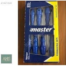Master Tornavida Takımı 7 Parça Set Düz Ve Yıldız