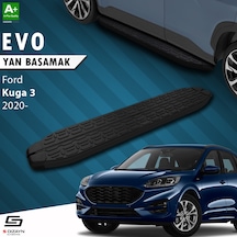 S-dizayn Ford Kuga 3 Evo Siyah Yan Basamak 183 Cm 2020 Üzeri A+ Kalite