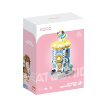 286 Parça Pasta Cafe Dükkanı Yapı Seti Mini Bricks Birleştirilebilir Oyuncak 6+ Yaş