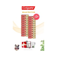 Colgate Misvak Özlü Diş Macunu 24 x 75 ML + Rosie Pamuk