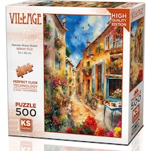 Ks Games 500 Parça Dar Taşlı Sokak Puzzle - Serhat Filiz