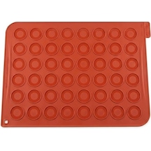 Silikomart Mac01 Makaron Halısı Profesyonel Silikon Kalıp Kahverengi