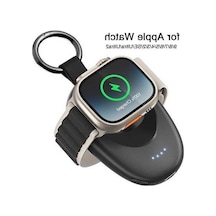 Novahub Newdery 1400 Mah Taşınabilir Kablosuz Şarj Cihazı İos Uyumlu iOs Watch Uyumlu Black Usa Siyah Siyah