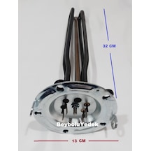 Anotsuz Bkt 500 E Beko Uyumlu Rezistans 5 Vidalı 4 Kablo Soketli Termosifon Rezistansı