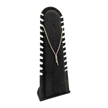 Yerli Üretim Riyad Model Süet Kumaş Füme Renk 31/11 Cm Ayaklı Kolye-halhal Sergileme Standı Çok Renkli