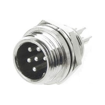 Buharaelektronik 16mm Mayk Fiş 6' Lı Şase Erkek