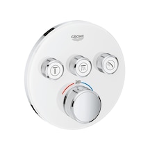 Grohe Grohtherm Smartcontrol Üç Yollu Yön Değiştiricili Ankastre Termostatik Duş Bataryası - 29904Ls0