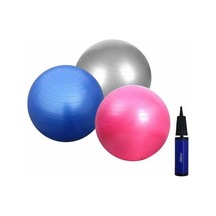65 CM Pilates Topu Büyük Boy Pilates Topu Pompa Mor