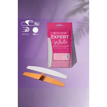 Staleks Expert 42 Yarım Ay Törpü İçin Yedek Beyaz Törpüler, 180 Grit 50 Adet Dfe-42-180w