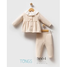 Melonika Tongs Baby Lace Dream 3'lü Takım 5664 Ekru Çok Renkli