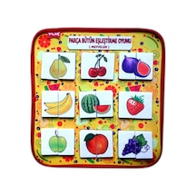 Meyveler Parça - Bütün Eşleşmeler Keçe Cırtlı Aktivite Sayfası - Çocuk Etkinlik , Eğitici