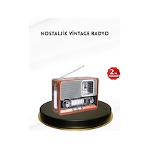 Nostaljik - 404 - Radyo Şık Dekoratif Tasarım Ve Güvenli 2 - Shophnrl - Yıl