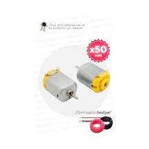 50 Adet Dc Motor Deney Motoru 5v Dc Motor Ile Uyumlu Meb Eğitim Sistemi Için Uygun Arduino Uyumlu