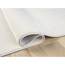 Mariesse Home Artes Serisi Bambu Dokulu Modern Sık Dokuma Koridor Kesme Yolluk Dokuma Makine Halısı Smart12000 Krem