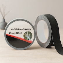 Kaydırmaz Bant 25mm X 25m Siyah 1