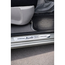 Audi Nikelaj Krom Plastik 4 Parça Kapı Eşik Seti