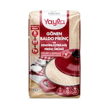 Yayla Zenginleştirilmiş Baldo Pirinç 1 Kg - 5 Adet Tarı