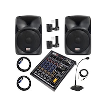 Lastvoice Hall Paket-2 Ses Sistemi Mixer Hoparlör Paketi (Kapalı Alan toplantıları İçin)