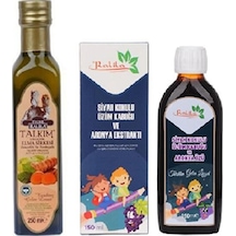 Ralila Organik Talkım Zencefilli Ve Zerdeçallı Sirke Ve Quercetin Ilaveli Resveratrol Sağlık Kiti 150 ML