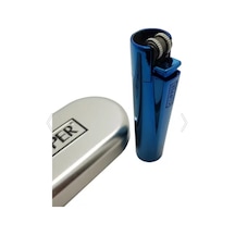 Clipper Metal Çakmak Mavi