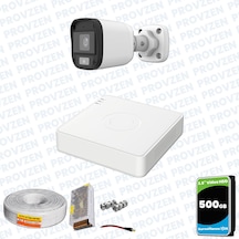 Provzen Unv Full Hd 1 Kamera Renkli Gece Görüş Mikrofonlu Olay Anında Bildirim