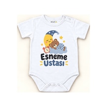 Babylimon Esneme Ustası Beyaz Kısa Kollu Çıtçıtlı Bebek Zıbını Beyaz - Esneme Ustası - 928161933 Beyaz - Esneme Ustası
