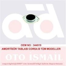 DOĞRU KAUÇUK 680 Amortisör Tablası Takozu Corsa B 93-00 Combo 94-01 Tigra 1.2 1.4 1.4 16V 1.6 16V 1.7D