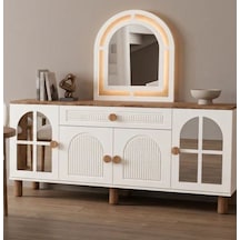 Naturel Mdf Konsol Ve Ayna Aytaşı