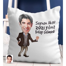 Kişiye Özel Erkek Isimli 2021 Yılına Kolay Gelmedi Karikatürlü Be N11.24537