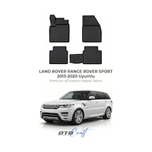 Otocraft Land Rover Range Rover Sport 2013-2020 Araca Özel 4d Karbon Oto Paspas Havuzlu Tam Set