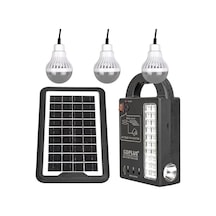 Powermaster Gd-999 Lamba + Powerbank + Işıldak Solar Aydınlatma Seti
