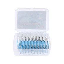 Magideal 200pcs/ Box Dental Interdental Brush Tooth Pick Flosser Toothpick