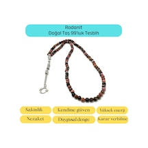 Yıldız Doğal Taş Rodanit 6mm 99luk Doğal Taş Tesbih