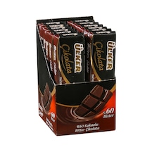 Ülker Baton Çikolata 12x30g Bitter - Yoğun Aromalı Lezzet 4'li Avantaj Paketi Mıchu