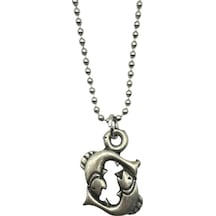 Yin Yang Balık Figürlü Unisex Kolye Antik, Spiritüel Ve Özgün Tasarım Çok renkli