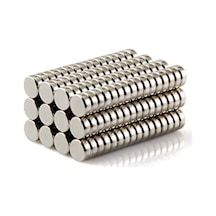Dünya Magnet 25 Adet 8mm X 3mm Yuvarlak Güçlü Neodyum Mıknatıs Magnet