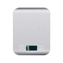 Wondernest Terazisi Paslanmaz Mutfak Lcd Ekranlı Dijital Çelik 5kg/1g Gümüş
