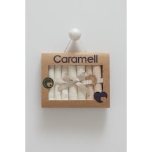 Caramell Pamuk Soft Colour Mendil Crml.mnd1597 Ekru