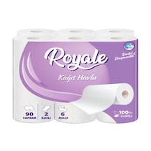 Royale Kağıt Havlu 2 Kat 6 Rulo 4 Paket