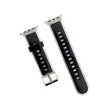 Apple Watch Uyumlu38mm Jelly Silikon Kordon Saat Değildir - Siyah