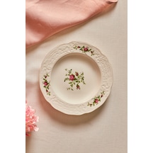 Karaca Vintage Rose Çukur Tabak 22 Cm Çok Renkli