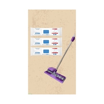 Mop Easy Clean Çamaşır Suyu Katkılı Mopa Uyumlu Yer Temizlik Havlusu 50 Yaprak 3 Paket Mop Seti