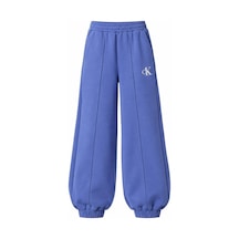 Calvin Klein Ck Logo Fleece Jogge, C6d Mavi Kız Çocuk Eşofman Altı