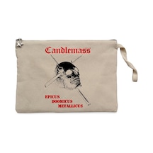 Candlemass Epicus Doomicus Metallicus Krem Cüzdan / El Çantası Krem