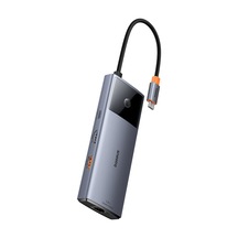 Baseus Metal Gleam Iı 6-in-1 Usb Hub 4k 60hz Hdmı, 10gbps Usb-c, 100w